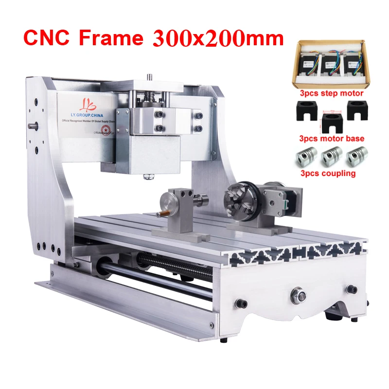 Mini Cnc 3020 Frame Engraver Milling Machine Ball Screw Trapezoidal