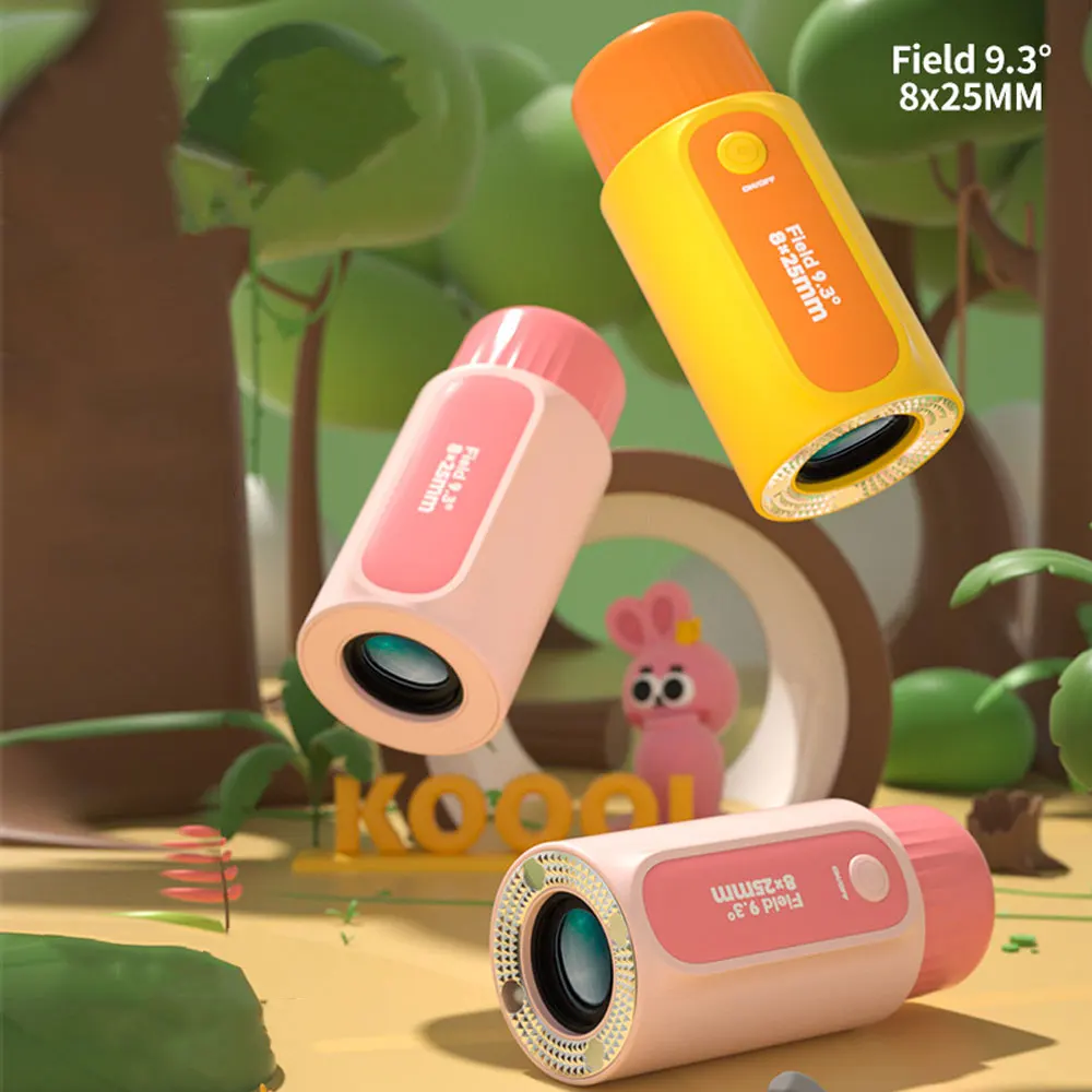 

Creative Monotube Telescope High Definition Portable LED Flashlight SCIENCE Kids Toys Educational Outdoor Sports Gifts VG136