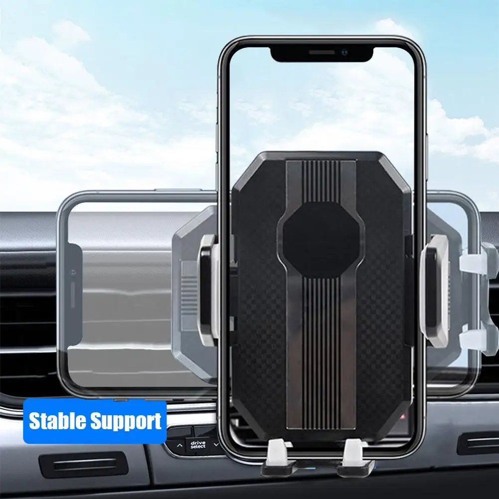 

360 Rotatable Cellphone Car Phone Holder Fixed Shockproof Mobile Stand Big In GPS Support For iPhone Samsung Accesorries S4K2