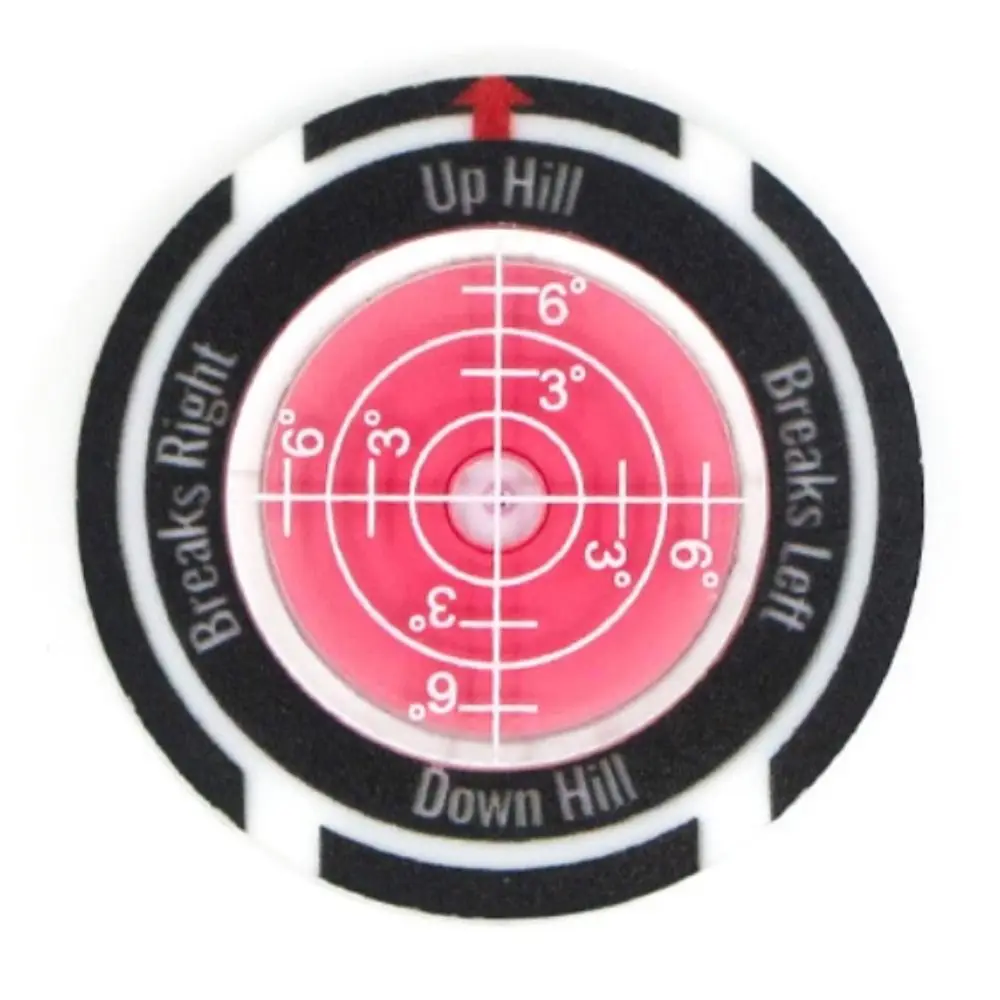 Hohe Präzision Golf Werkzeuge Leveler Klar & Transparent Ball Marker Golf Slope Meter Training Tool Einfache Verwenden Golf Wasserwaage – Detail 2