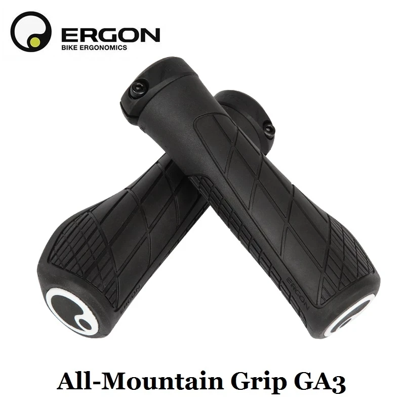 Велосипедные Грипсы ERGON GA3 GE1 GA20, Нескользящие резиновые Грипсы, мягкие ручки для горных велосипедов, крепление на руль велосипеда, ручные крышки