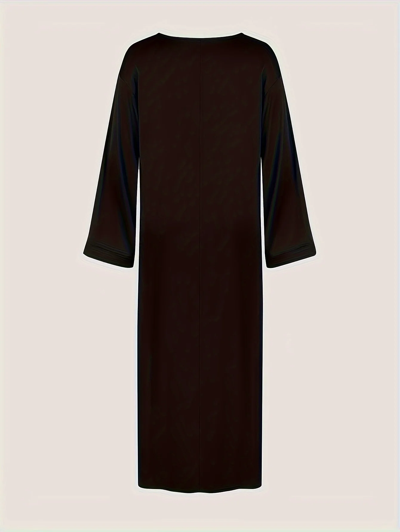 ردية نسائية مغلقة غير رسمية ، بلون واحد ، إذن من ا...