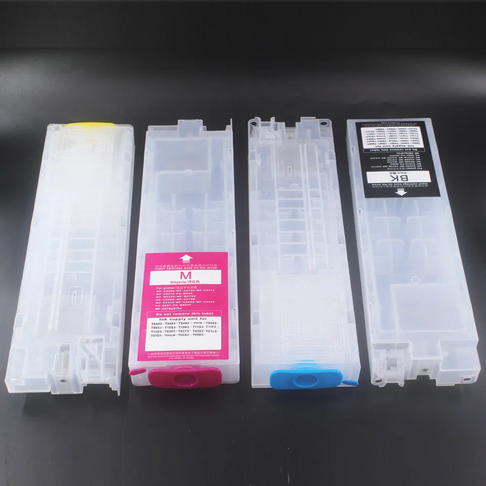 1set Refill Ink Cartridge Compatible For Epson WF-C5790 WF-C5710 WF-C5290 WF-C5210 WF-C5310 C5390 C5810 WF-C5890 Printer No Chip