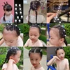 10Beads Fashion Women Hair Claws Clamp Rhinestone Small Hair Clips Girls Hair Accessories Bridal Wedding Jewelry Headwear 6