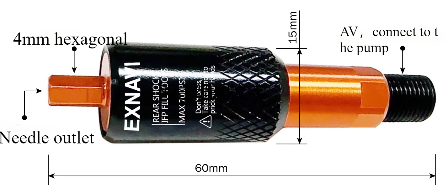 Bike Rear Shock IFP Fill Tool for FOXRP2/23/FLOAT-X/CTD/FLOAT-DPS