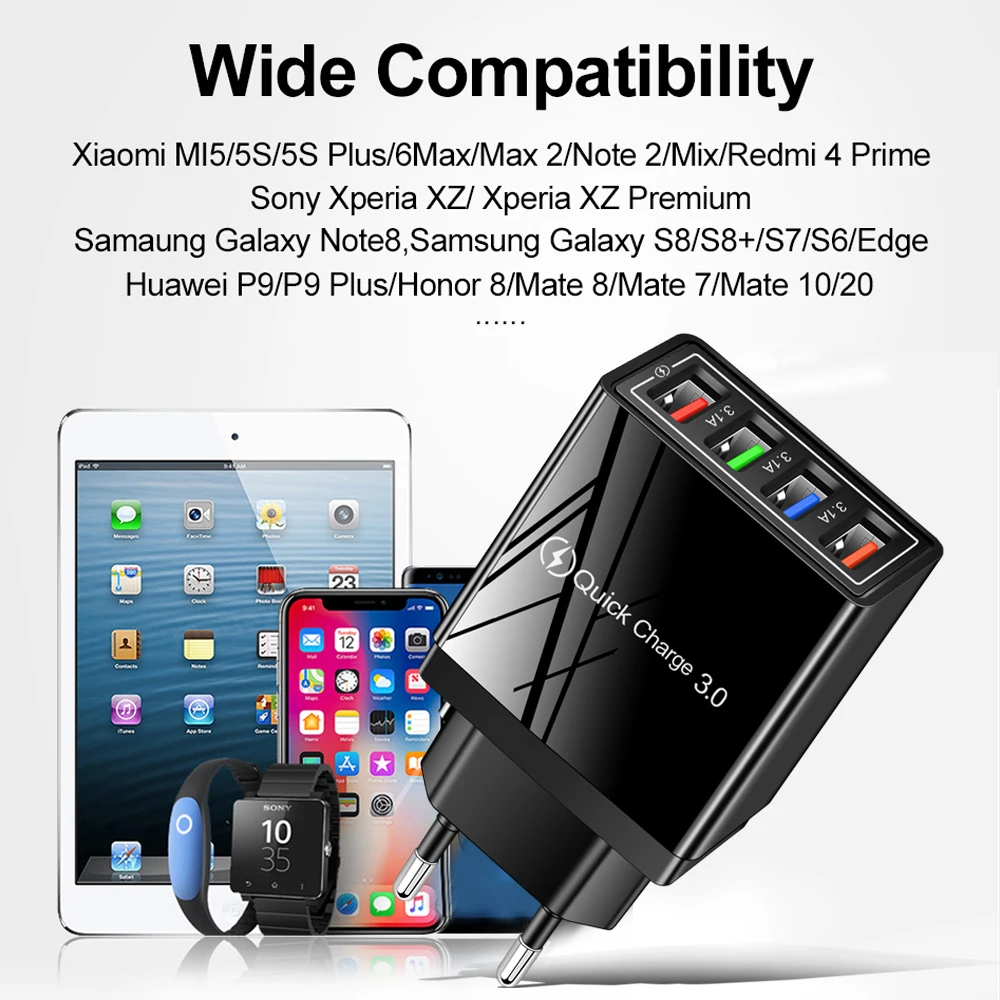 Caricabatterie Universale Con Doppia Uscita - Ricarica Rapida E Sicura Per Casa E Viaggio - Foto 12