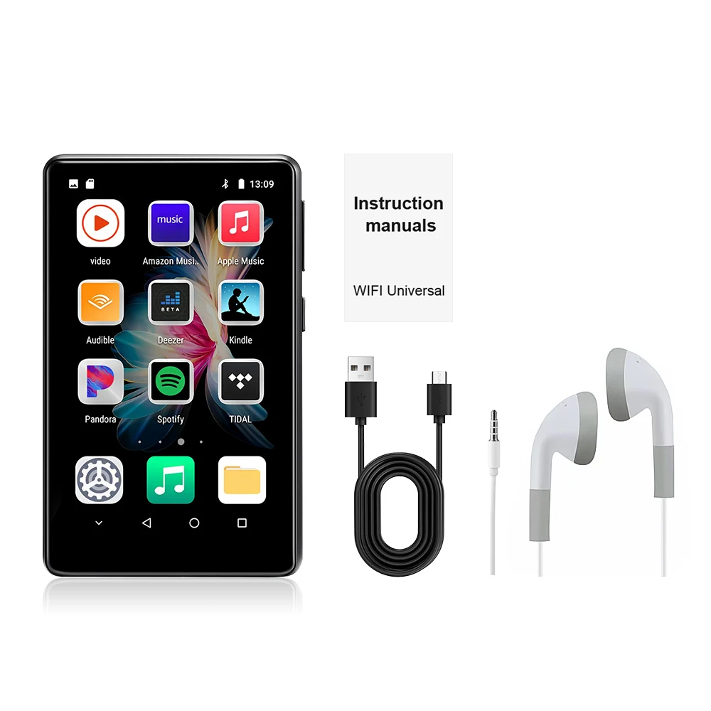New 3.6" WiFi MP3 Player Bluetooth5.0 MP4 Player Android 8.1 with Spotify Pandora Android Streaming Music HiFi Sound