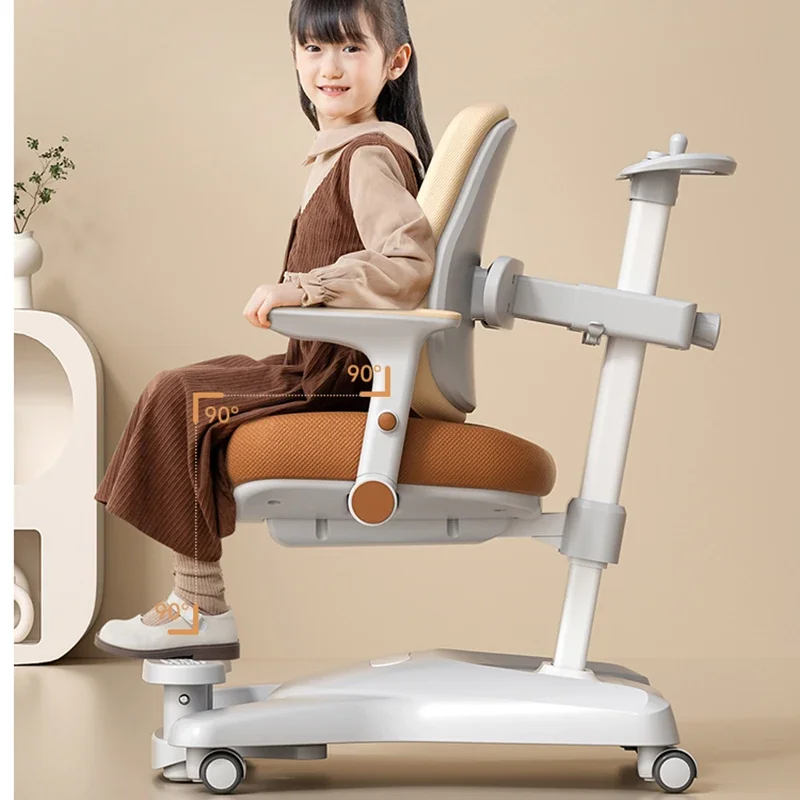 Children Chair Child Safety Seats Auxiliary Baby Chairs Study Design Kids Children's Girl Designer Stool Mother School Furniture