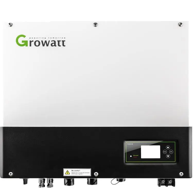 Growatt 5Kw 6Kw 8Kw 10Kw Inverter Ibrido On/Off Grid Solare Trifase