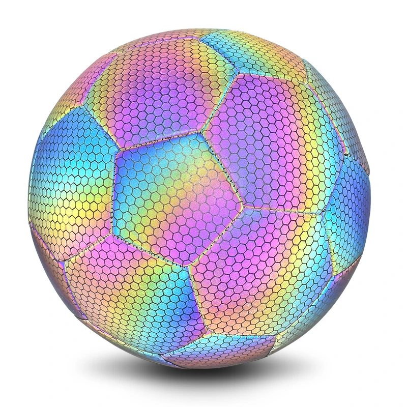 Reflective Soccer Ball Size 5 Night Glow in the Dark Football Luminous for Sports League Match Training soccer ball