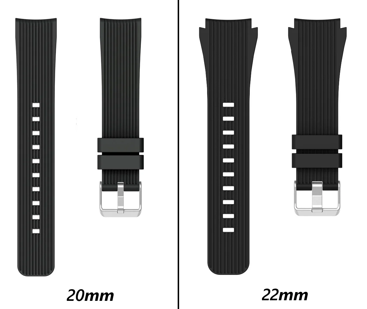 Premium Silicone Watch Band Strap - Universal Design