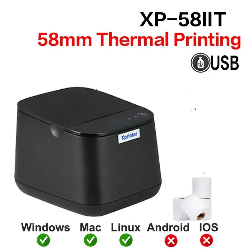 طابعة إيصالات حرارية محمولة ، طباعة إيصالات صغيرة...