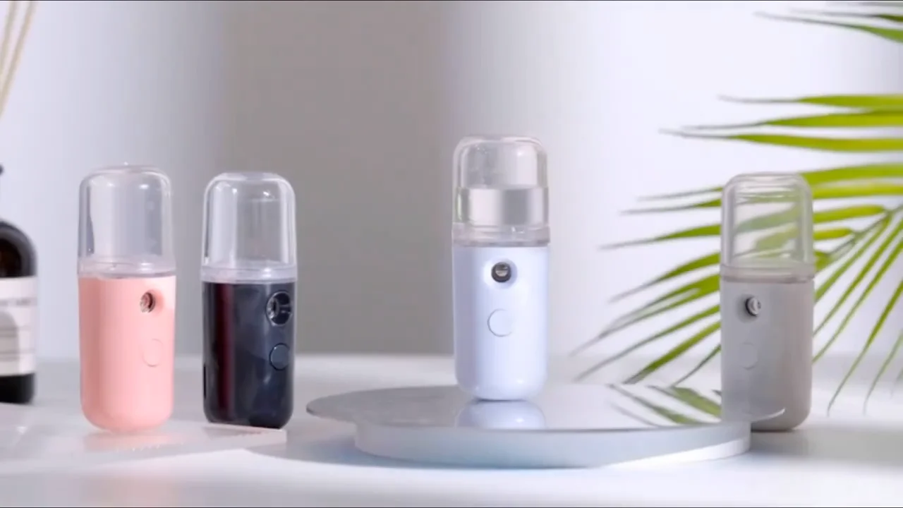 New Nano Technology Rechargeable Mini Facial Steamer and Cold Spray ...