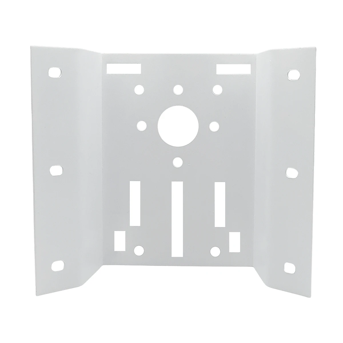 Outdoor Wall-mounted Large 90 Degree Corner Installation Column Pole Bracket Hoop Iron Mount for Hikvision Dome PTZ Cameras