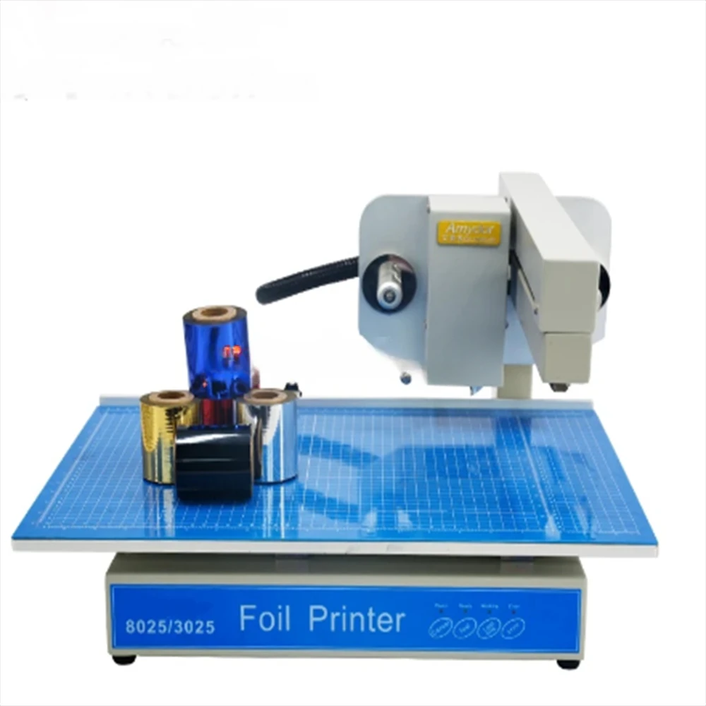 

Gold Foil Stamping Printer for Bookcover, Dairies Model for Amd8025 No Plates Cheap Hot Sell Digital