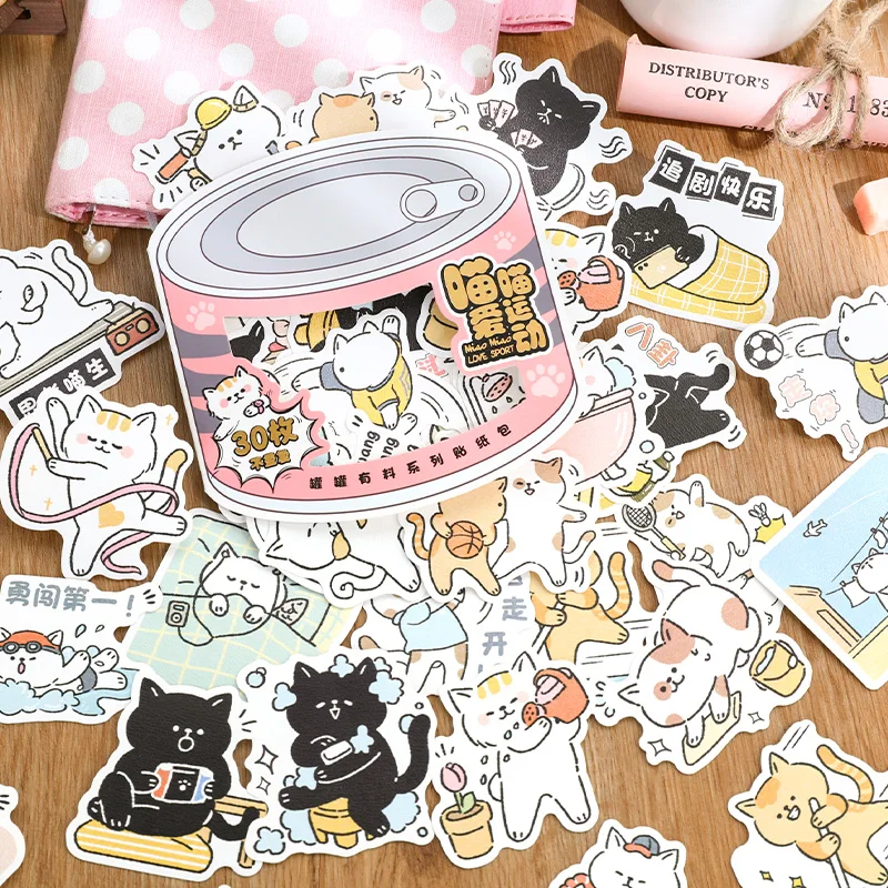 

12paks/LOT There is grain in the tank series cute lovely markers photo album decoration Self-adhesive adhesive sticker