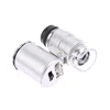 60X Illuminated Microscope Portable Handheld Jeweler Magnifier With LED Light Mini Pocket Magnifying Glass For Home And Office 3