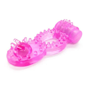 Butterfly Penis Vibrator Ring Delay Ejacualtion Clitoris Stimulate Elastic Silicone Sex Toys for Men Cock Vibrating Ring Sexshop 5