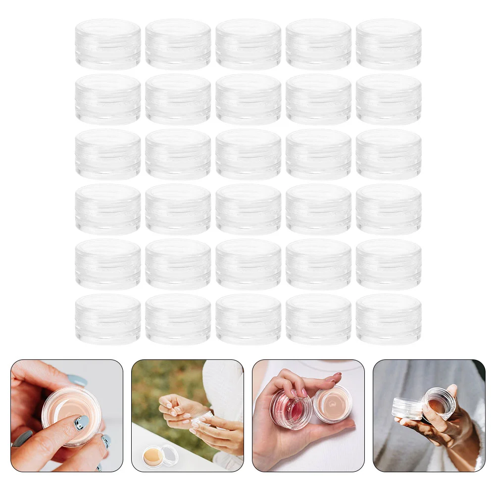

Cream Jar Travel Bottles for Creams Empty Face Container Cosmetics Sub Lip Balm Refillable Containers Dispense Jars