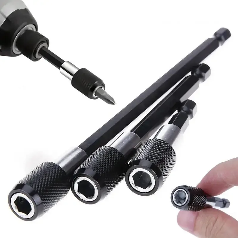 1/3pcs Magnetic Drill Bit Extension Set Quick Release & Universal Impact Electric Motor Drill Bit Holder Durable Tool