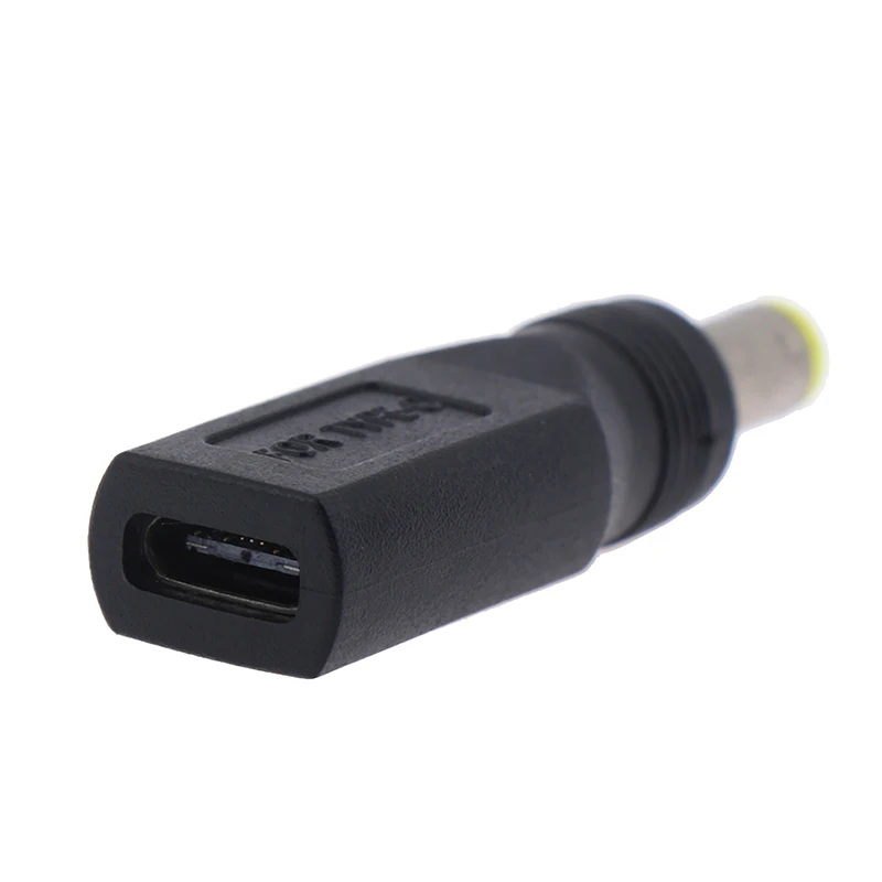 1pc USB 3.1 Type C USB-C Female to 5.5mm x 2.5mm Male DC Power Charging Adaptor