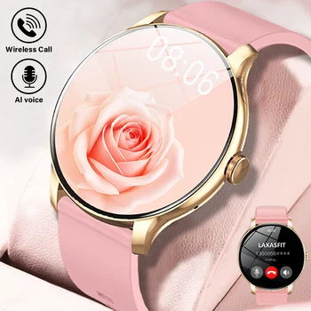 Nuovo Smartwatch 2026 per Donne con Chiamate Bluetooth, Assistente Vocale AI, Modalità Sportive Multiple, Schermo HD, Monitoraggio del Sonno e della Frequenza Cardiaca