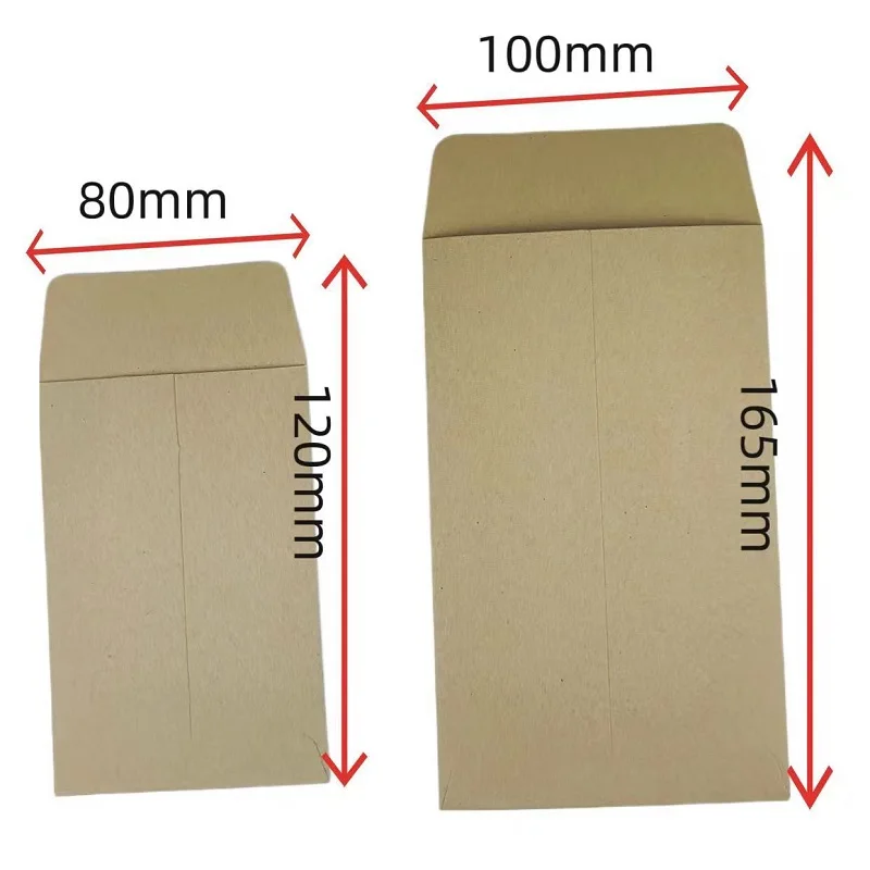 Mini Envelope Solid Pure Color Pouch Kraft Paper Bags Wedding Party Invitation Greeting Cards Paper Gift Packaging Bag Guest
