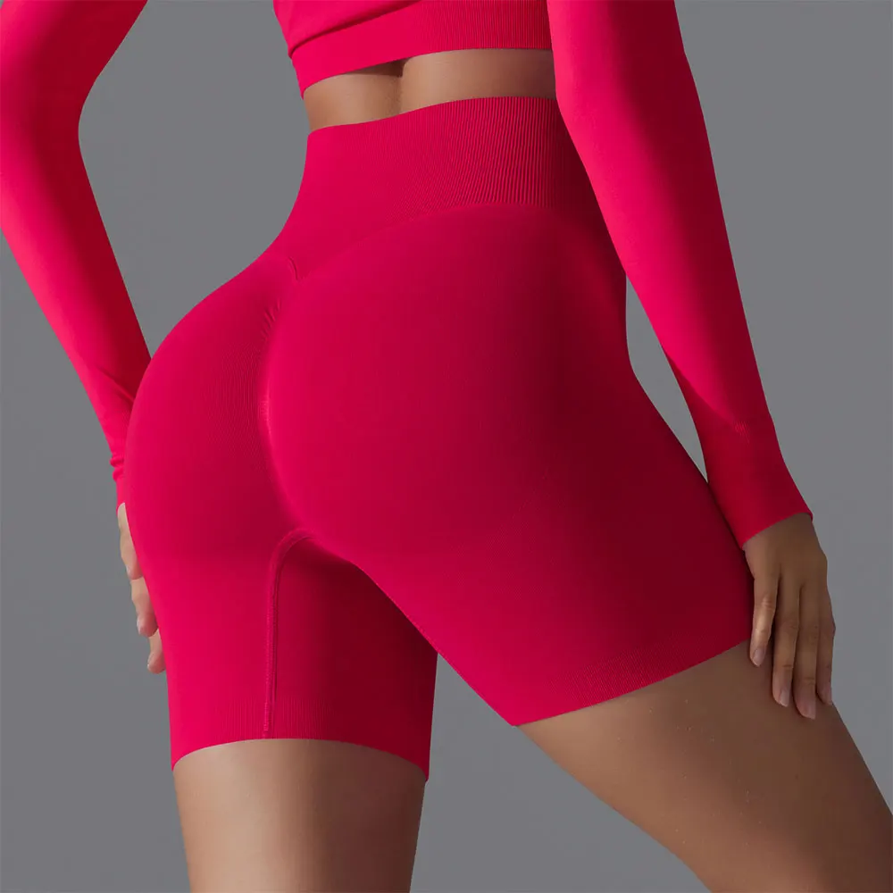 

Seamless Yoga Shorts High Waist Lift Butt Sports Shorts Women Cycling Gym Shorts Fitness Female Push Up Leggings Tight Yoga Pant