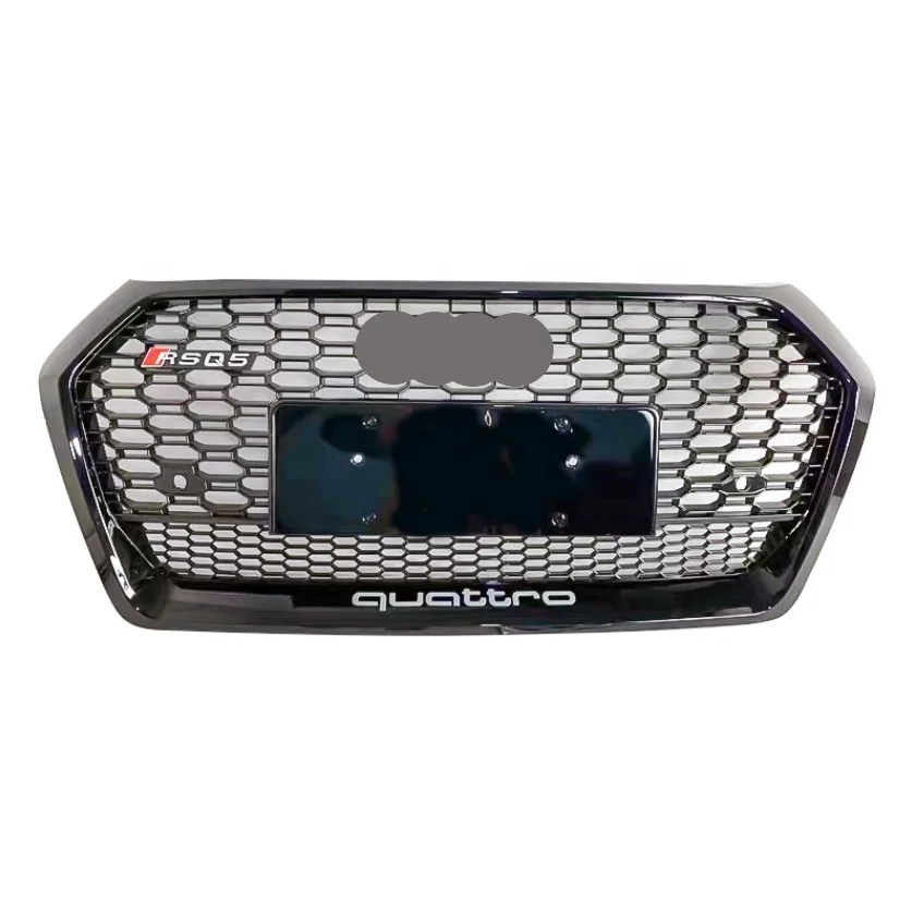 

ABS Q5 RS 2018-2020 front grille New Arrival High quality Black frame car grilles For Honeycomb Grille
