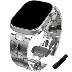 Stainless Steel Metal Strap Bracelet - S10 - 46 42 44 45 49MM (Silvery)