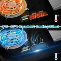 1set M.2 SSD Heat Sink NVME NGFF M.2 2280 Solid State Hard Disk Aluminum Heatsink Cooler Radiator Thermal Cooling Pad for PS5 PC - Image 5