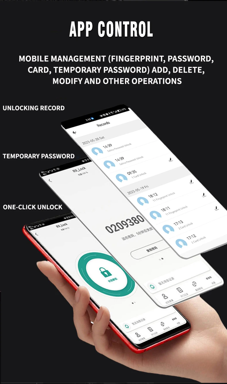 Tuya WIFI Smart Door Lock