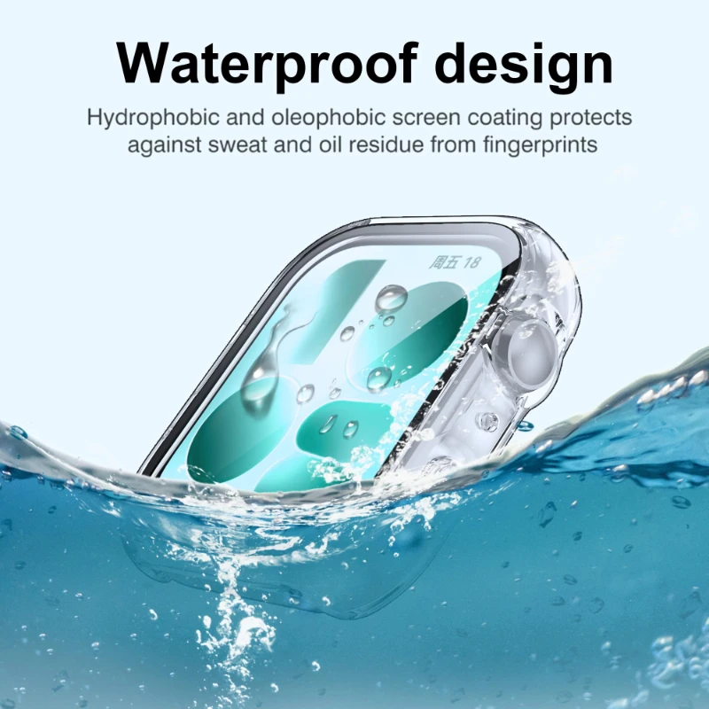 Premium HD Glass + Protective Case for Huawei Watch Fit - Enhanced Explosion Proof Screen Accessory