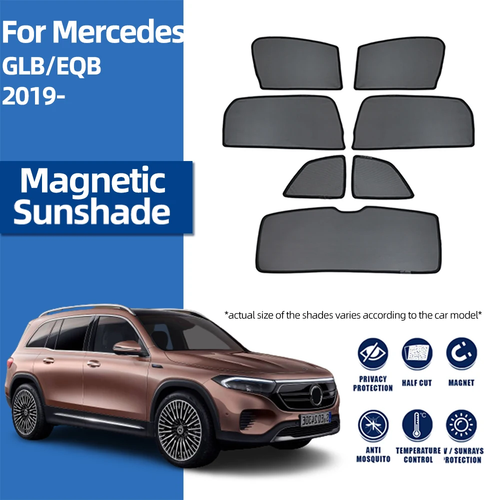 Neu Für Mercedes Benz GLB EQB 2019 2023 Magnetische Auto Sonnenschutz  Schild Hinten Seite Baby Fenster Sonnenschutz Visier Front  Windschutzscheibe Vorhang Von 16,99 €