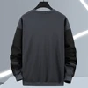 Streetwear Patchwork Sweatshirt Men Plus Size 10XL 11XL Sweatshirts Spring Autumn Tracksuit Men Big Size 11XL 2