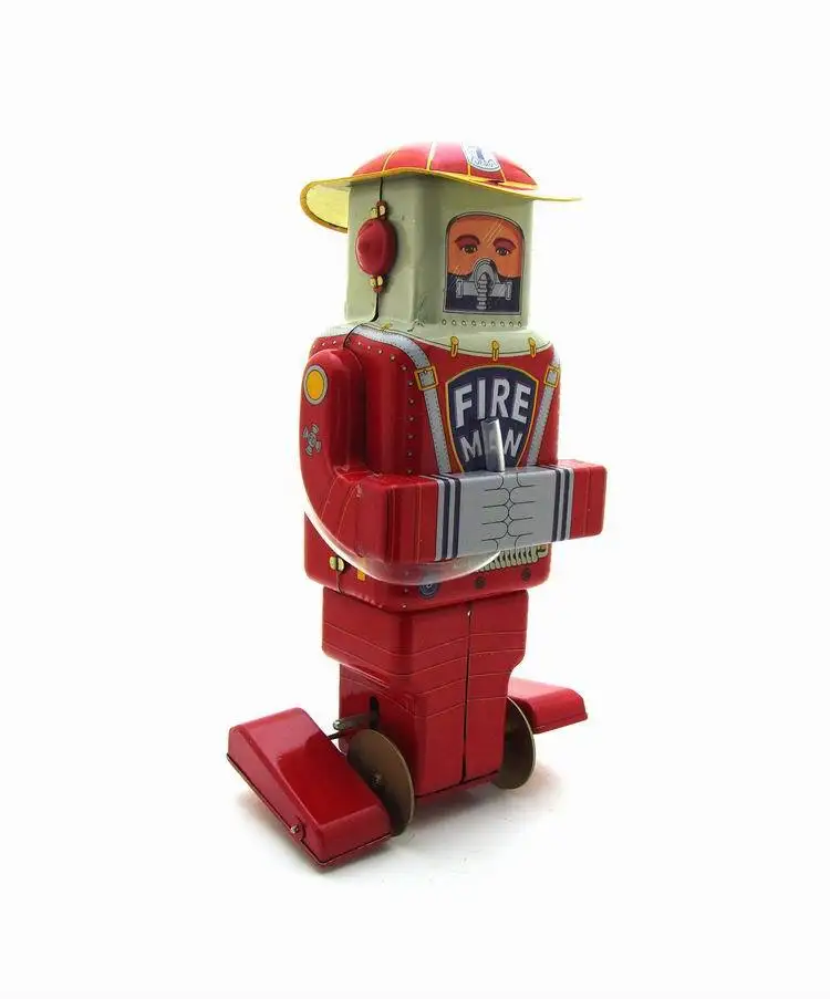 

MS652 Fire Robot Tin Toy Tintoy Adult Collection Toy Creative Gift