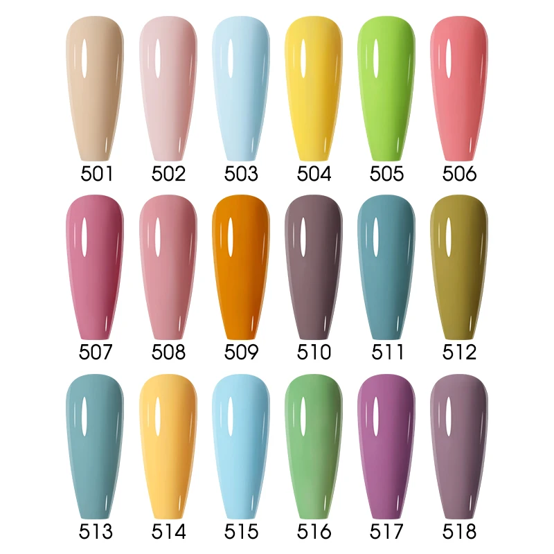 Clou Beaute Gel Nail Polish Neon Brown Royal Blue Red Green Pastal Nude Nail Art Varnishes Gel Lacquer Top Coat UV Gel Nail - 5