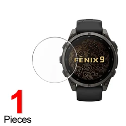 Premium Tempered Glass Screen Protector for Garmin Fenix 9 Pro - Ultra HD, Anti - Fingerprint, Explosion - Proof Film (1 - 5 Pack) (1Pcs)