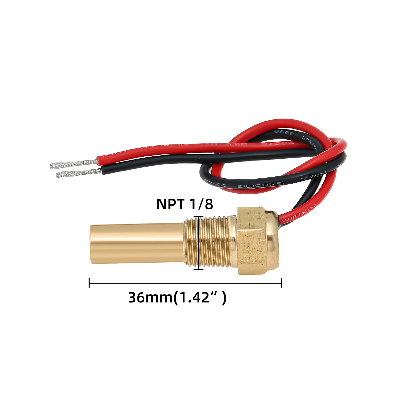 1PC 오일 온도 센서 1/8NPT 362-20Ω 오일 온도 게이지 용 오일 온도 센서 자동차 트럭 차량 게이지 용 온도 센서