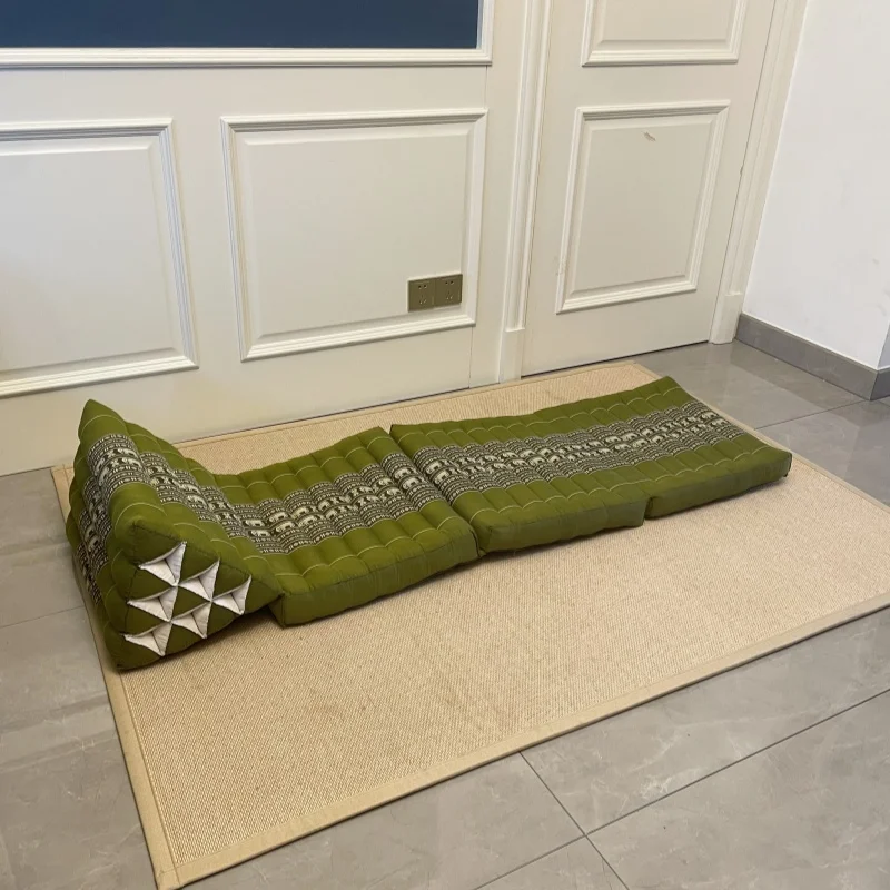 タイ製 三角まくら 折りたたみマット付き Begin Resort カポック 楽天