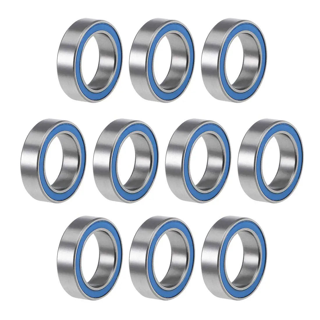 10/100PCS 6700ZZ 6700 2RS RS 6700-2RS High quality 10x15X4 mm Miniature Rubber seal Deep Groove Ball Bearing ABEC-5