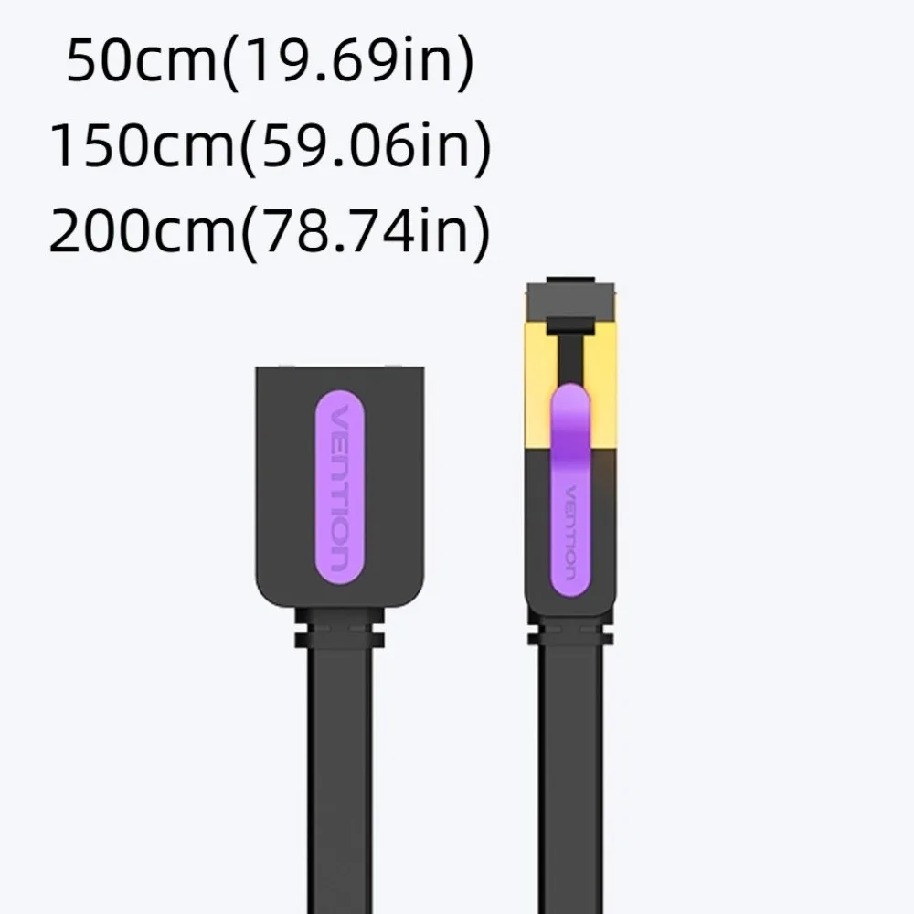 남성-여성 Cat 7 연장 케이블 RJ45 PVC 이더넷 연장 코드 경량 내구성 CAT7 이더넷 케이블 노트북