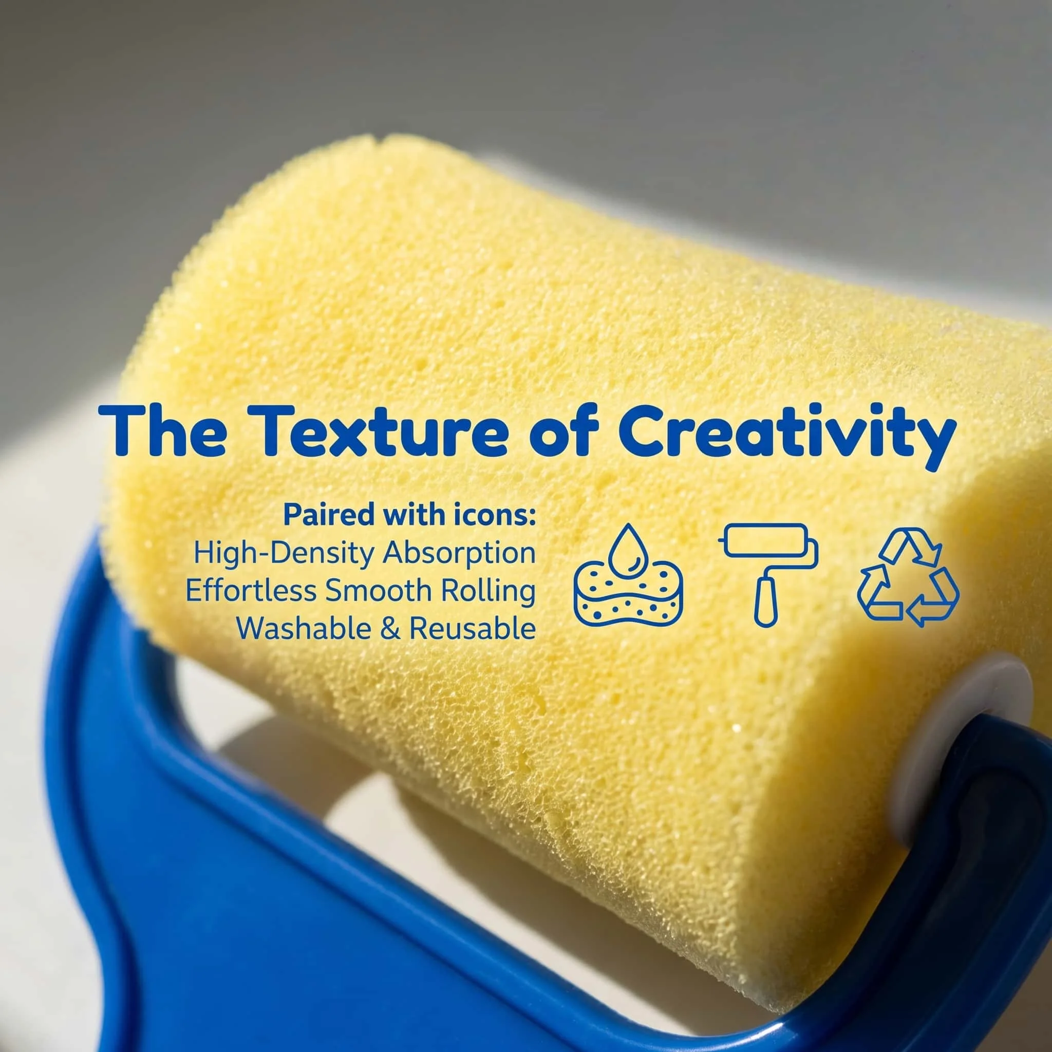 4개 패턴 스펀지 롤러 스탬프, DIY 아트 공예용 실린더 페인팅 브러쉬, 벽 및 캔버스용 재사용 가능한 텍스처 롤러