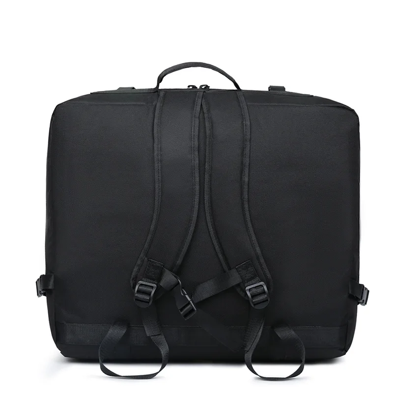 Фото Прочный аккордеон Gig Bag фортепиано коробка для сжатия клавиатуры инструмент Аксессуары Черный рюкзак подарок для 60/80/96/120 бас-плеер №2