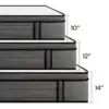 Queen Size Hybrid Mattress in a Box, Pocket Springs for a Cool Sleep,Pressure Relief, Medium Firm Feel with Motion Isolation 5