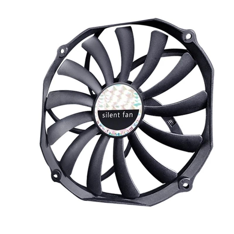 T23C 14015 Case Fan 140X140X15MM Ultra-Thin 4PIN PWM 14CM Fan