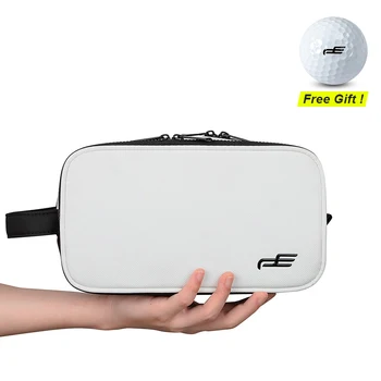 PLAYEAGLE 남녀공용 골프 파우치 백, 나일론 방수 대용량 골프 핸드백, 미니 골프 액세서리 가방, 무료 골프 공 포함