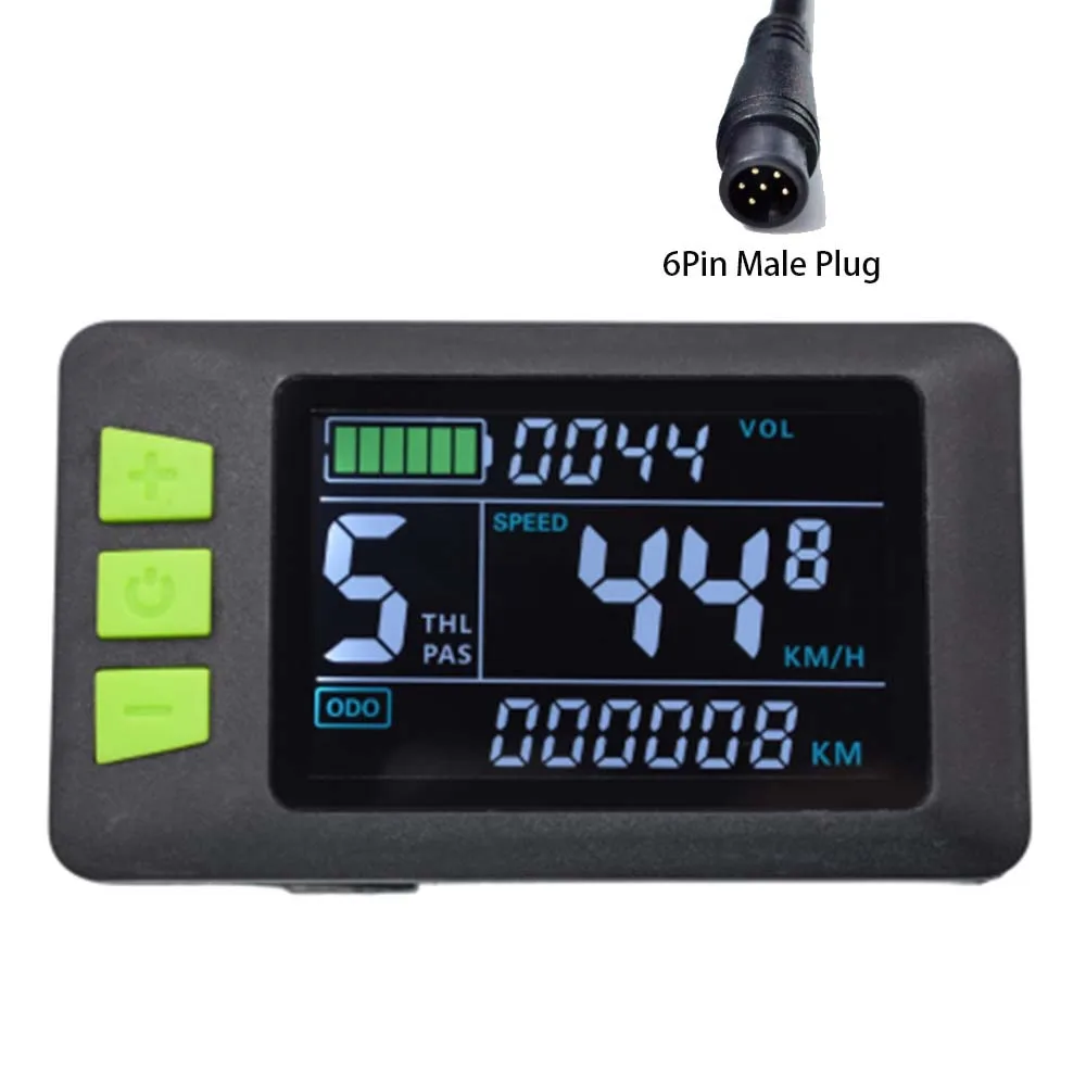 New type Waterproof LCD Colorful Display with USB port For Electric Bicycle Bike Scooter Brushless Drive Controller