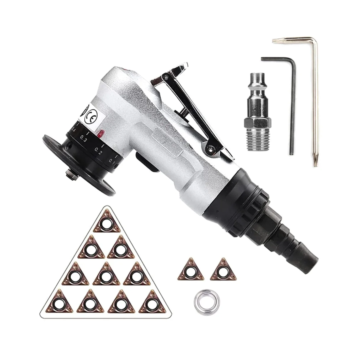 

Набор для снятия фаски и сменные лезвия, 45 градусов ручная линейная пневматическая фреза для обрезки металла