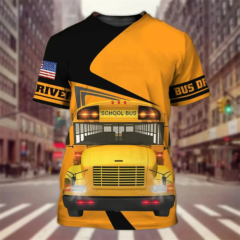 School Bus Driver Hawaiian Shirt